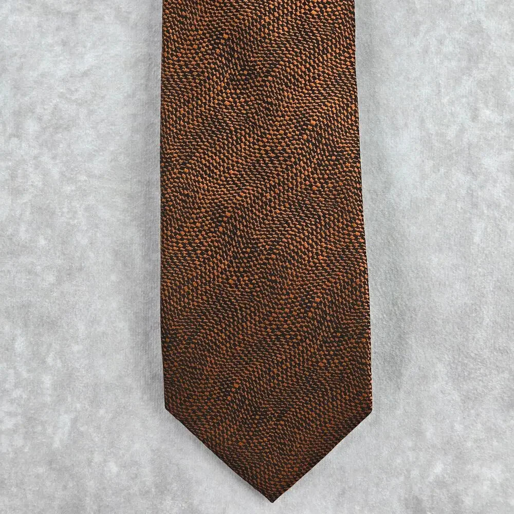 Alfani Brown and Black Woven Men's Tie